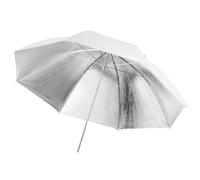 Walimex Pro - Paraguas Reflector (109 cm), Color Blanco y Plateado