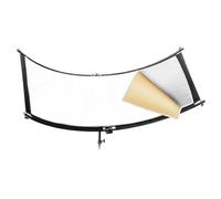 Walimex Pro Reflector cóncavo Tipo Halfpipe 3 en 1, 150 x 60 cm, Plata/Blanco/Oro, modificador de luz para Belleza y Moda