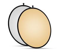 Walimex Pro - Reflector Plegable, Color Dorado y Plateado