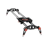 Walimex Pro Slider de vídeo Carbon Pro - 50 cm, Movimientos Suaves, Incluye Bolsa de Transporte y Nivel de Burbuja, Color Negro