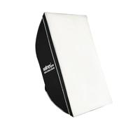 Walimex pro Softbox 60 x 90 cm, Giratorio 360°, Incluye difusor Frontal e intermedio, Bolsa de Transporte, Adaptador Bowens, Ideal para fotografía de Productos y Personas