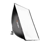 Walimex pro Softbox Octagon 40 x 60 cm con 35 W Daylight LED, 5000 K de luz Diurna, Fuerte 4.250 lúmenes, CRI 90+, inclinable Alrededor de 135°, Incluye difusor y Bolsa, Ideal para Fotos y vídeos