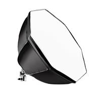Walimex pro Softbox Octagon 55 cm con LED de luz Diurna de 35 W, luz de Estudio de 5000 K, softbox inclinable Aprox. 135°, Incluye difusor, Ideal para Estudio fotográfico