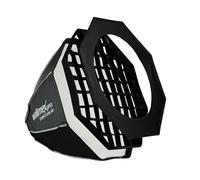 Walimex pro Studio Softbox Octagon 60 cm Giratorio 360° fácil Montaje Incluye Rejilla Pantalla Adaptador Bowens y Bolsa de Transporte Ideal para Retratos y fotografías de Belleza