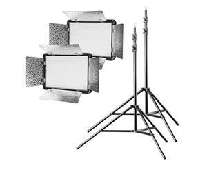 walimex pro Versalight 500 Daylight - Juego de 2 Luces led (2 Unidades)