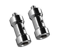 Walimex Set 2X Adaptador de Rosca 3/8" a 1/4" - Espiga para Accesorios de cámara y trípode - Ideal para Estudios fotográficos y sesiones de Fotos