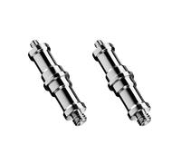 Walimex Set 2X Adaptador Rosca Espiga 3/8 Pulgada y 1/4 Pulgada - Adaptador Rosca para Accesorios de cámara y trípode - Estudio fotográfico sesiones fotográficas