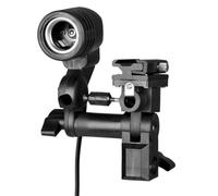 walimex Soporte de Lámpara E27 con Zapata para Flash y Cable de 300 cm