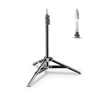 Walimex WT-802 - Trípode para luz de hasta 108 cm (Incluye Bolsa de Transporte), Negro