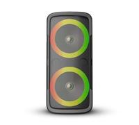 Walk Altavoz Audio H501B, sonido inalámbrico verdadero, altavoz portátil para exteriores con graves agudos, luces LED de colores mixtos, reproducción USB, reproducción de tarjeta TF, conectividad de