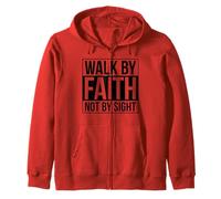 Walk by Faith Not by Sight Versículo de la Biblia Mujeres Lucas Escritura Sudadera con Capucha