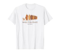 Walk for Peace Monks with Aloka Dog Camiseta