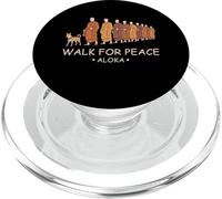 Walk for Peace Monks with Aloka Dog PopSockets PopGrip para MagSafe