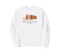 Walk for Peace Monks with Aloka Dog Sudadera