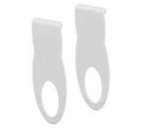 Walk In Gancho multiusos (L x An x Al: 1,3 x 8,5 x 14,6 cm, Acero, Blanco)