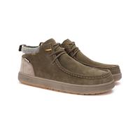 WALK IN PITAS | BAIKAL | Botas de Hombre Casual | Botín Serraje | Bota Urbana de Caña Baja | Mocasines | Náuticos Invierno | Zapatillas Casual | Zapatos sin Cordones | Calzado Walkinpitas | Kaki 44