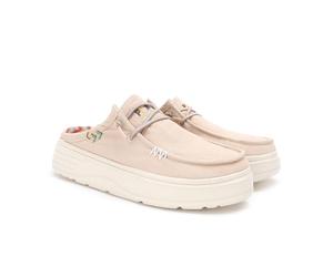 WALK IN PITAS | CAPARICA | Zuecos de Mujer | Mocasines | Náuticos Casual | Zapatillas de Tela | Zapatos sin Cordones | Deportivas Casuales | Calzado de Walkinpitas | Beige 36