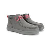 WALK IN PITAS | GARDA | Botas Mujer Casual | Botín Serraje | Bota Urbana de Caña Baja | Botas de Vestir | Botines Bajos Planos | Botín de Invierno | Calzado de PITAS | Gris 36