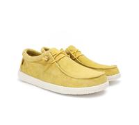 WALK IN PITAS | WP150 WALLABI Washed | Mocasines de Hombre | Náuticos Casual | Zapatillas de Verano | Zapatos de Hombre Casuales y Cómodos | Zapatos de PITAS para Hombre | Mostaza 43