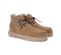 WALK IN PITAS | ONTARIO | Botas Mujer Casual | Botín Serraje | Bota Urbana de Caña Baja | Botas de Vestir | Botines Bajos Planos | Botín de Invierno | Calzado de PITAS | Camel 37