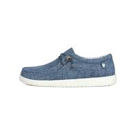 WALK IN PITAS | WP150 WALLABI Linen | Mocasines de Hombre | Náuticos Casual | Zapatillas de Verano | Zapatos de Hombre Casuales y Cómodos | Zapatos PITAS Hombre | Azul 42