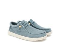 WALK IN PITAS | WP150 WALLABI Washed | Mocasines de Hombre | Náuticos Casual | Zapatillas de Verano | Zapatos de Hombre Casuales y Cómodos | Zapatos de PITAS para Hombre | Aqua 36