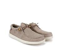 WALK IN PITAS | WP150 WALLABI Washed | Mocasines de Hombre | Náuticos Casual | Zapatillas de Verano | Zapatos de Hombre Casuales y Cómodos | Zapatos de PITAS para Hombre | Beige 45