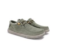 WALK IN PITAS | WP150 WALLABI Washed | Mocasines de Hombre | Náuticos Casual | Zapatillas de Verano | Zapatos de Hombre Casuales y Cómodos | Zapatos de PITAS para Hombre | Kaki 41