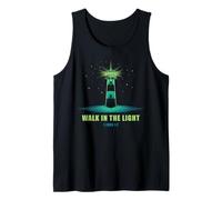 Walk in The Light - 1 John 1:7 Christian Faith Bible Verse Camiseta sin Mangas