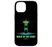 Walk in The Light - 1 John 1:7 Christian Faith Bible Verse Carcasa para iPhone 14
