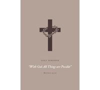 Walk with Faith: A5 Notebook for your thoughts and notes, With God All Things are Possible