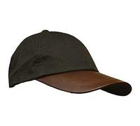 Walker and Hawkes - Brunswick - Gorra de béisbol Unisex - Hecha de algodón Encerado con Visera de Cuero - Negro - Talla única