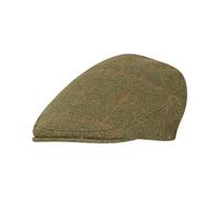 Walker and Hawkes - Cambridge - Boina Unisex de Tweed - Gorra de Estilo campiña Inglesa - Ideal para la hípica y la Caza - Salvia Oscuro - M (58cm)