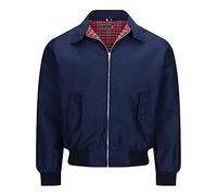 Walker and Hawkes - Chaqueta Bomber clásica Faxton para Hombre - Azul Marino - 4XL