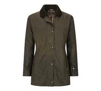 Walker and Hawkes - Chaqueta Victoria de Cera para Mujer - Verde Oliva - EU 38 (UK 10)