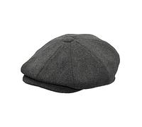 Walker and Hawkes - Gorra Baker Boy Bridgemoor de 8 Paneles de Lana Melton - Gris - XL (60cm)