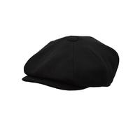Walker and Hawkes - Gorra Baker Boy Bridgemoor de 8 Paneles de Lana Melton - Negro - L (59cm)