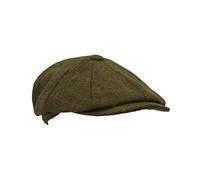 Walker and Hawkes - Gorra Derby Tweed Charlie Baker Boy de 8 Paneles - Salvia Oscuro - L (59cm)