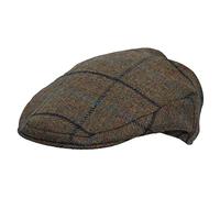 Walker and Hawkes - Gorra Plana Alfred de Tweed Abraham Moon - Castillo Verde - L (59cm)