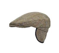 Walker and Hawkes - Gorra Plana Harris Tweed Edward con Orejeras Plegables - Verde Musgo - L (59cm)