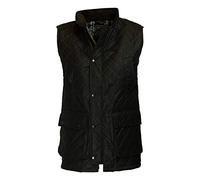 Walker and Hawkes - Lincoln - Chaleco acolchado con rombos encerados para hombre - Verde Oliva - L