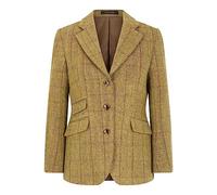 Walker and Hawkes Mayland - Blazer de Tweed para Mujer - Chaqueta de Estilo clásico inglés - Salvia Claro - EU 38 (UK 10)