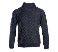 Walker and Hawkes Mountfield - Jersey de Lana de Merino para Hombre - Gris Antracita - XL