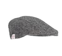 Walker and Hawkes Oakmoor - Boina de Estilo inglés - Harris Tweed - Gris Acero - XL (60cm)