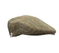 Walker and Hawkes Oakmoor - Boina de Estilo inglés - Harris Tweed - Verde Musgo - XL (60cm)