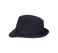 Walker and Hawkes - Sombrero Gregson Trilby de Fieltro de Lana - Azul Marino - S (57cm)