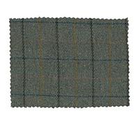 Walker and Hawkes - Tela de Tweed 60% Lana a Cuadros - Rayas Azul Marino - 100 x 150 cm (1 Metro)