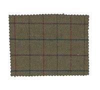 Walker and Hawkes - Tela de Tweed 60% Lana a Cuadros - Tweed Beige - 100 x 150 cm (1 Metro)