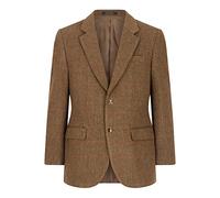 Walker and Hawkes Windsor - Blazer de Tweed para Hombre - Chaqueta de Estilo clásico inglés - Braun Tweed - EU 56 (UK 46)