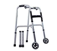 Walker Andador Bariátrico Plegable De Alta Resistencia con Ruedas para Personas Mayores, Adultos, Andador con Ruedas Delanteras Extra Anchas, Tamaño para Adultos De Hasta 450 Libras